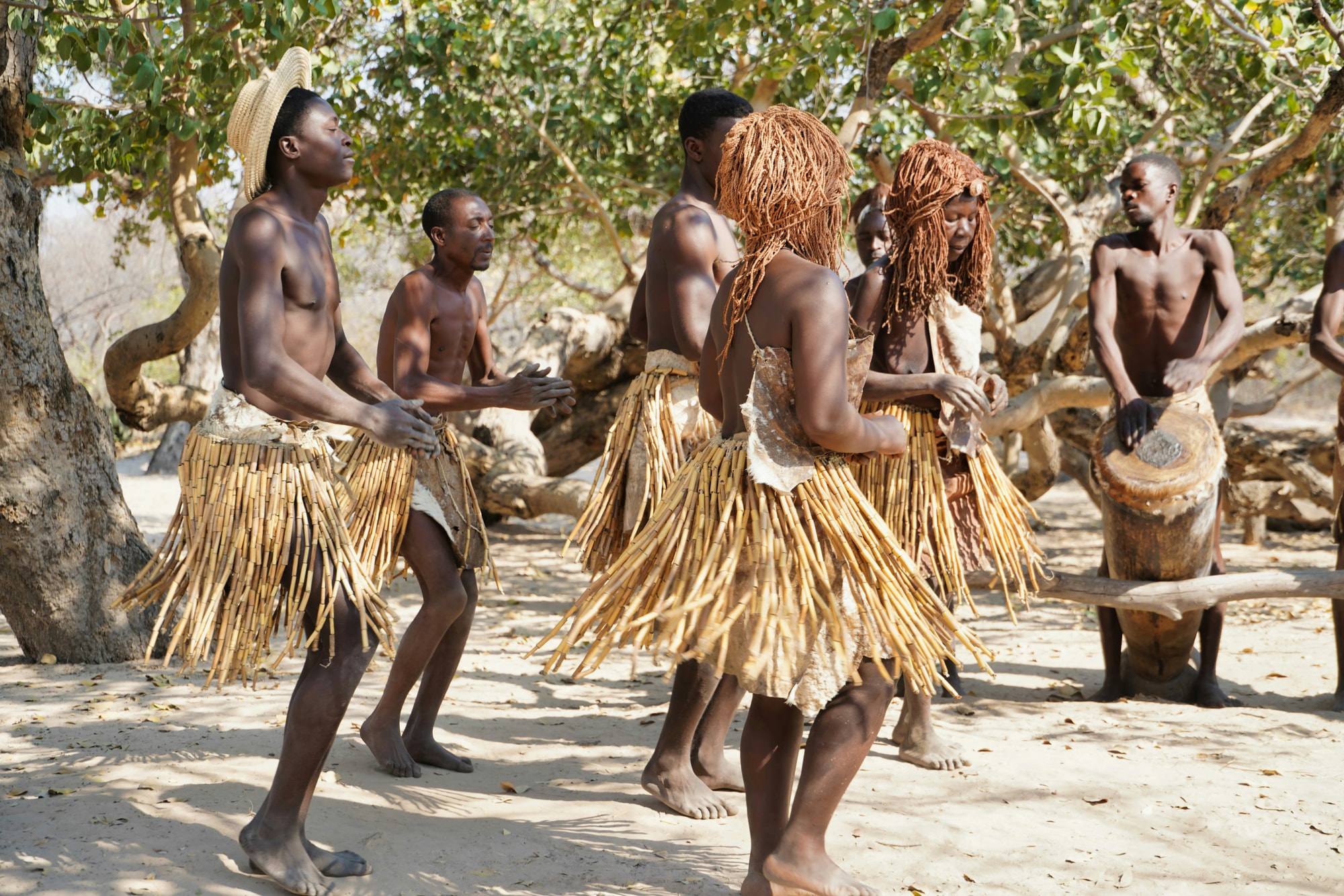 Okavango Delta, Botswana — a traditional dance at the edge of the delta