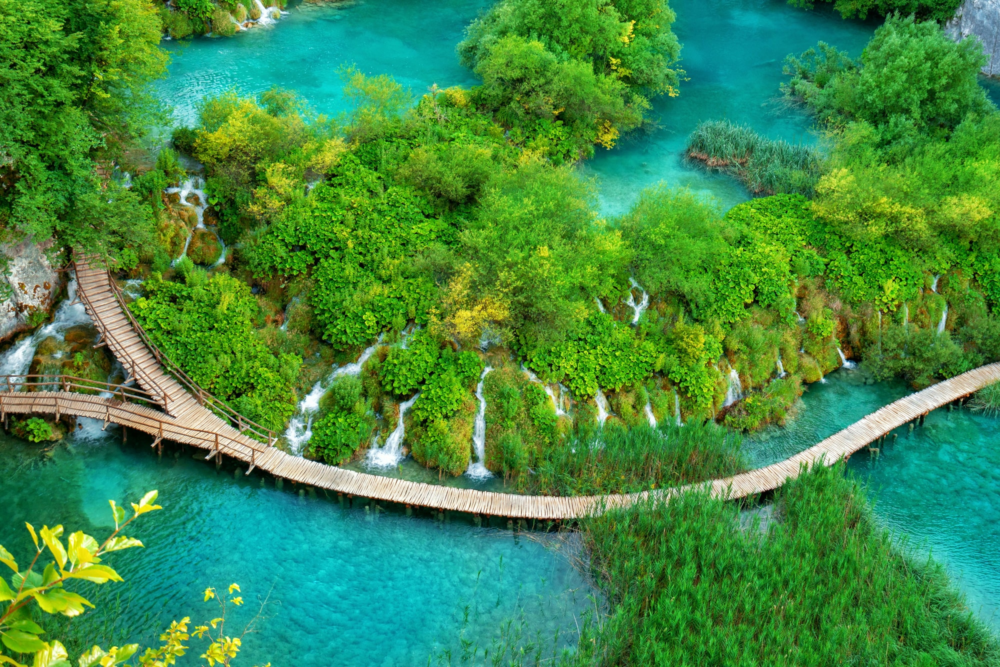 Plitvice Lakes National Park — walking the boardwalks across the lower lakes