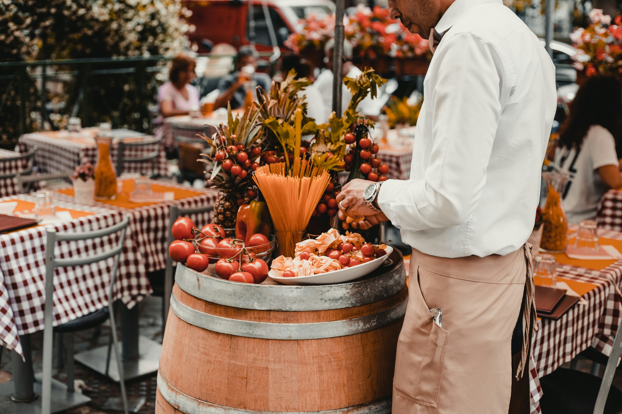 Rome — a long lunch in a quiet Roman trattoria